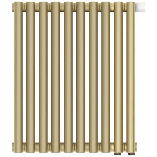 Радиатор отопления Сунержа Эстет-00 EU50, 10 секций, нижнее подключение, цвет матовая шампань, 022-0322-5010