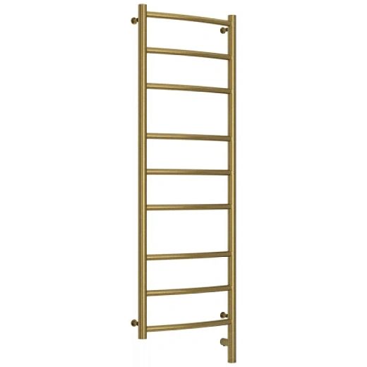 Полотенцесушитель электрический Сунержа Галант 3.0, высота 120 см, ширина 40 см, диммер слева/справа, цвет состаренная латунь, 051-5800-1240/051-5801-1240