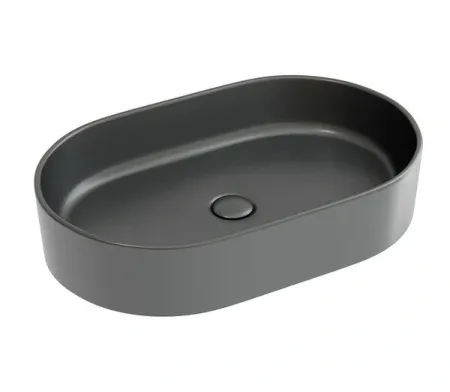 Умывальник Ceramicanova Element CN6048MDH 60см сантехфарфор темный антрацит, CN6048MDH