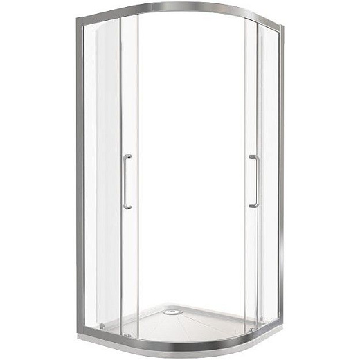 Душевой уголок Good Door Neo R-80-С-CH, 80 х 80 х 185 см, стекло прозрачное, профиль хром, НЕ00008