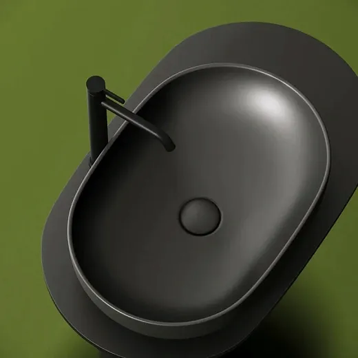 Умывальник Ceramicanova Element 60х41.5х13.5см антрацит матовый темный, CN6047MH