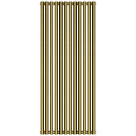 Радиатор трубчатый Сунержа Эстет-11, 12 секций, ширина 54 см, высота 120 см, боковое подключение, цвет состаренная бронза, 05-0302-1212