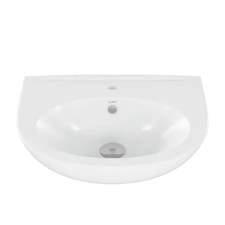 Умывальник накладной VitrA Zentrum 60x47см антибактериальное покрытие Hygiene, белая, 5786B003-0001