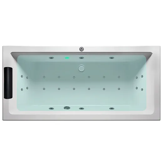 Система массажа MVL LUX-3 hydro + aero + chromo включает в себя 3 секции: гидромассаж, аэромассаж, хромотерапия, хром, 26-LUX-3