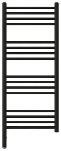 Полотенцесушитель электрический Сунержа Богема 3.0, высота 100 см, ширина 40 см, диммер слева/справа, черный матовый, 31-5804-1040/31-5805-1040