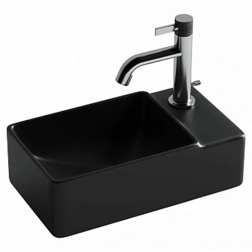 Умывальник Ceramicanova Element 40см подвесной черный матовый, CN5045MB