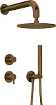 Душевая система скрытого монтажа Deante Silia Bronze Br NQS_C9YK брашированная бронза