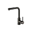 Смеситель PAULMARK HONNER Ho212018-GM, (черный/вороненая сталь)