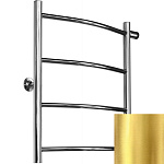 Полотенцесушитель водяной Ростела Соната (бок.подв., 1" резьба) 500х600 / 4 Ral золото