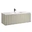 Тумба под раковину Sancos SNOB R 1.0, SNR1.0120CE, 120 см, подвесная, Beige Soft