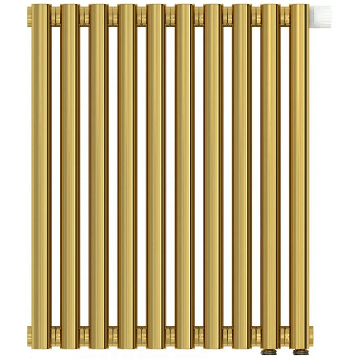 Радиатор трубчатый Сунержа Эстет-00 EU50, 10 секций, нижнее подключение, цвет золото, 03-0322-5010