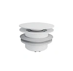 Донный клапан Excellent для ванны, click-clack, универсальный, цвет белый матовый, ARIN.3485.01WH Донный клапан Excellent для ванны, click-clack, универсальный, цвет белый матовый, ARIN.3485.01WH