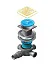 Точечный трап Pestan Confluo Standard Square 3 Mask Gold, 13000146