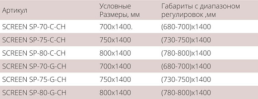 Боковая часть SCREEN SP грейп 80