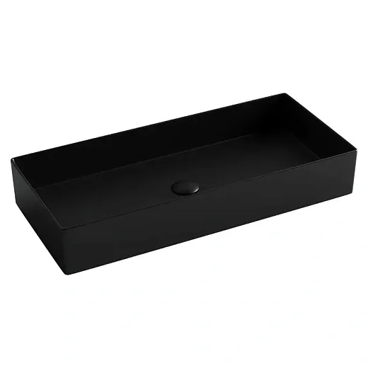 Умывальник Ceramicanova Element CN6072MB 80см сантехфарфор черный матовый, CN6072MB