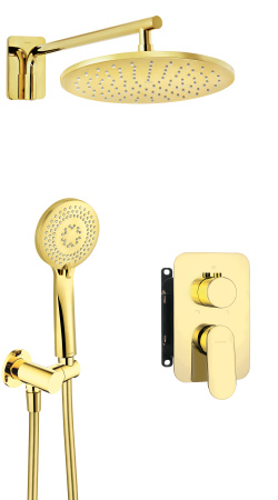 Душевая система скрытого монтажа Deante Alpinia Gold BXYZZGAM золото