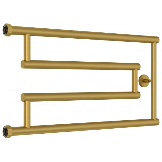 Полотенцесушитель водяной Сунержа High-Tech G+, 650x320, цвет матовое золото, 032-4051-3265