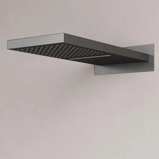 Душевая система Sancos Linn SC9023GG, термостатическая, вороненая сталь