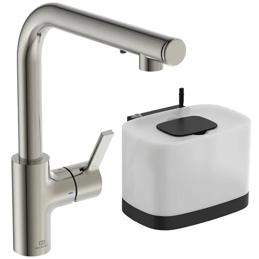 Смеситель для кухонной мойки Ideal Standard GUSTO A7817GN с интегрированным диспенсером для моющего средства