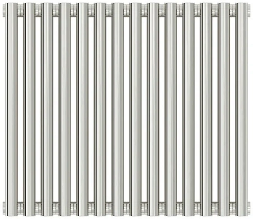 Радиатор стальной трубчатый Сунержа Эстет-11, ширина 65 см, высота 50 см, 14 секций, боковое подключение, хром, 00-0302-5014