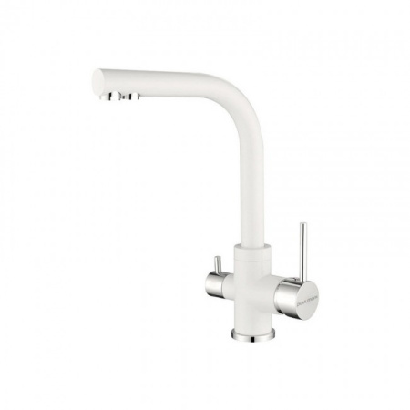 Смеситель PAULMARK ESSEN Es213011-431 (белый/белый матовый)