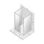 Душевой уголок New Trendy ALTA III 100x80x195 (var 2)