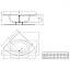 Ванна акриловая Ideal Standard Connect Air угловая 140x140 E125001