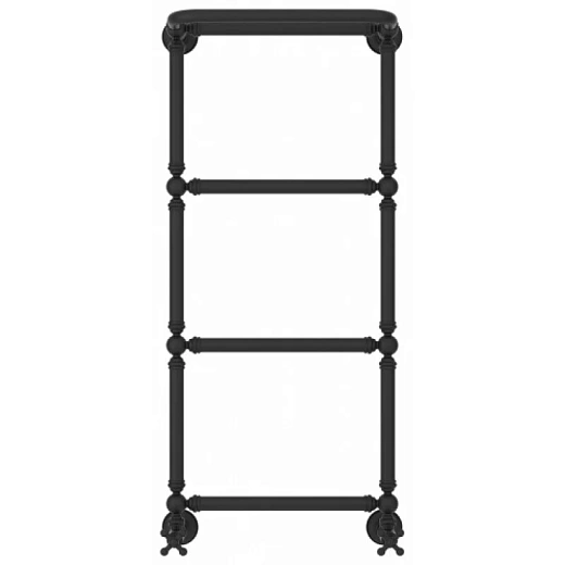 Полотенцесушитель водяной Сунержа Ренессанс 1386 15-0281-9640, 960x400, с полкой, цвет тёмный титан муар