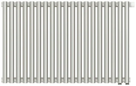 Радиатор стальной трубчатый Сунержа Эстет-11 EU50, ширина 85 см, высота 50 см, 19 секций, нижнее подключение левое EU50/правое EU50, хром, 00-0312-5019