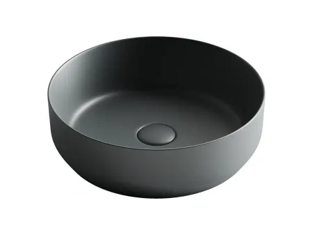 Раковина Ceramicanova Element CN6022MDH 39 x 39 x 12 см, накладная, круглая, без перелива, сантехфарфор