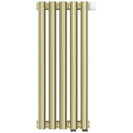 Радиатор отопления Сунержа Эстет-11 EU50, 5 секций, нижнее подключение, цвет шампань, 020-0312-5005