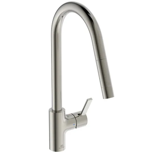 Смеситель для кухонной мойки Ideal Standard GUSTO BD414GN с высоким трубчатым вытяжным изливом R-типа