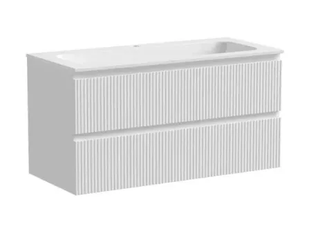 Тумба под раковину Sancos Snob T 100 см подвесная, Bianco, SNT100W