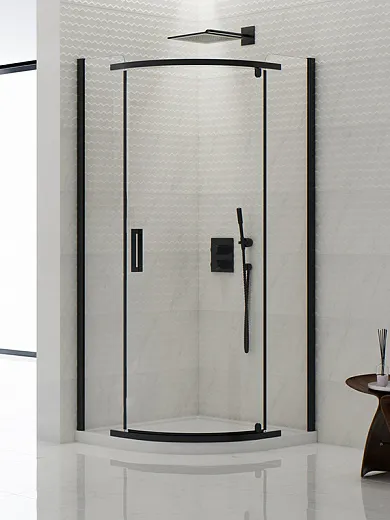 Душевой уголок New Trendy NEW KOMFORT BLACK 80x80x195