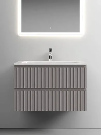 Тумба под раковину Sancos Snob T 80 см подвесная, Doha Soft, SNT80SM