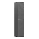 Пенал Sancos Folk PFL35GS, 35 см, подвесной с рельефным фасадом, цвет grey soft
