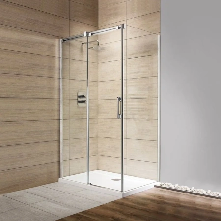 Боковая неподвижная стенка Radaway Espera KDJ 1000 L, 100 х 200 см, стекло прозрачное, профиль хром, левая, 380140-01L