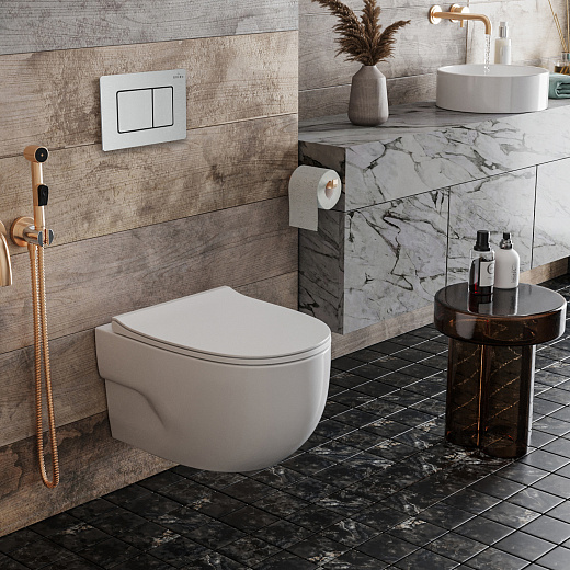 Комплект инсталляции с унитазом 6 в 1 Roxen StounFix Dual Fresh 968445 (состоит из: 710200, Steel 420280S, 530155-01)