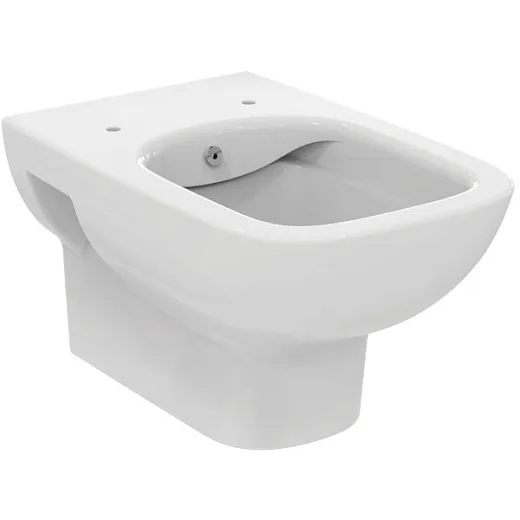 Унитаз напольный безободковый с функцией биде Ideal Standard i.life A T481901 для монтажа с бачком, технология RimLS+