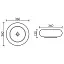 Умывальник Ceramicanova Element CN6050MC 36см сантехфарфор капучино матовый, CN6050MC
