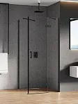 Душевой уголок New Trendy NEW RENOMA BLACK L 120x80x195