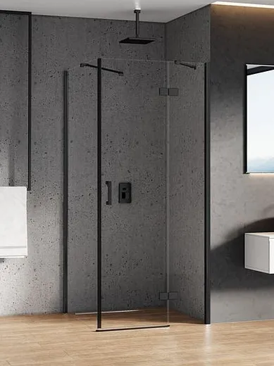 Душевой уголок New Trendy NEW RENOMA BLACK R 100x80x195