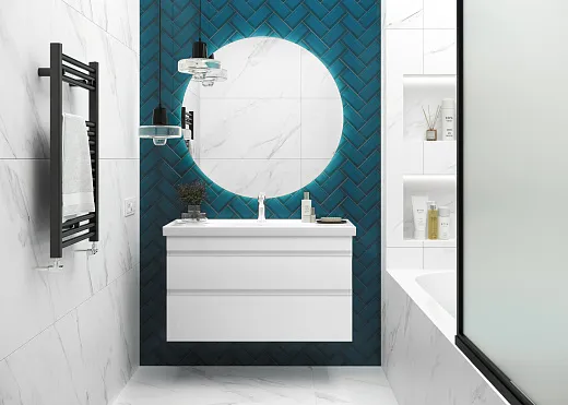 Тумба подвесная Laparet SARGAS 70 под умыв-к Cerastyle Frame 70, МЕРИНОС матовый, LS-WCAB-70-416