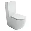 Напольный унитаз Ceramicanova Metropol CN4001T, безободковый, смыв торнадо, сиденье микролифт, белый