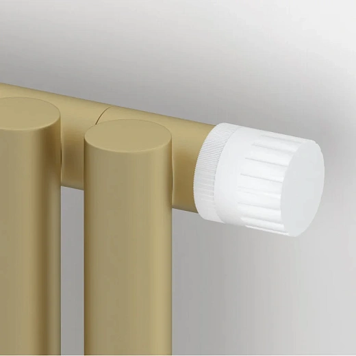 Радиатор трубчатый Сунержа Эстет-1 EU50, 3 секции, левое/правое нижнее подключение, цвет матовая шампань, 022-0310-5003/022-0311-5003