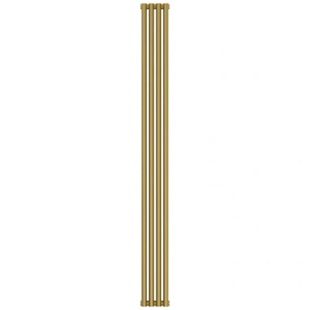 Радиатор трубчатый Сунержа Эстет-1, 4 секции, боковое подключение, цвет матовое золото, 032-0301-1804 Радиатор трубчатый Сунержа Эстет-1, 4 секции, боковое подключение, цвет матовое золото, 032-0301-1804
