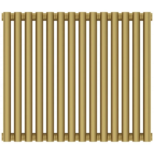 Радиатор трубчатый Сунержа Эстет-00, 14 секций, боковое подключение, цвет матовое золото, 032-0332-5014