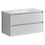Тумба под раковину Sancos Cento CN90W 90, подвесная, белый глянец
