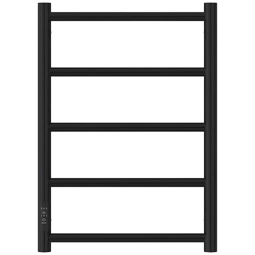 Полотенцесушитель электрический Стилье Формат 27 17529-6040, 600 x 400, ширина 43.2 см, высота 60 см, черный, МЭМ слева Полотенцесушитель электрический Стилье Формат 27 17529-6040, 600 x 400, ширина 43.2 см, высота 60 см, черный, МЭМ слева