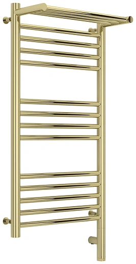 Полотенцесушитель электрический Сунержа Богема 3.0 800x400 с полкой, шампань, L/R